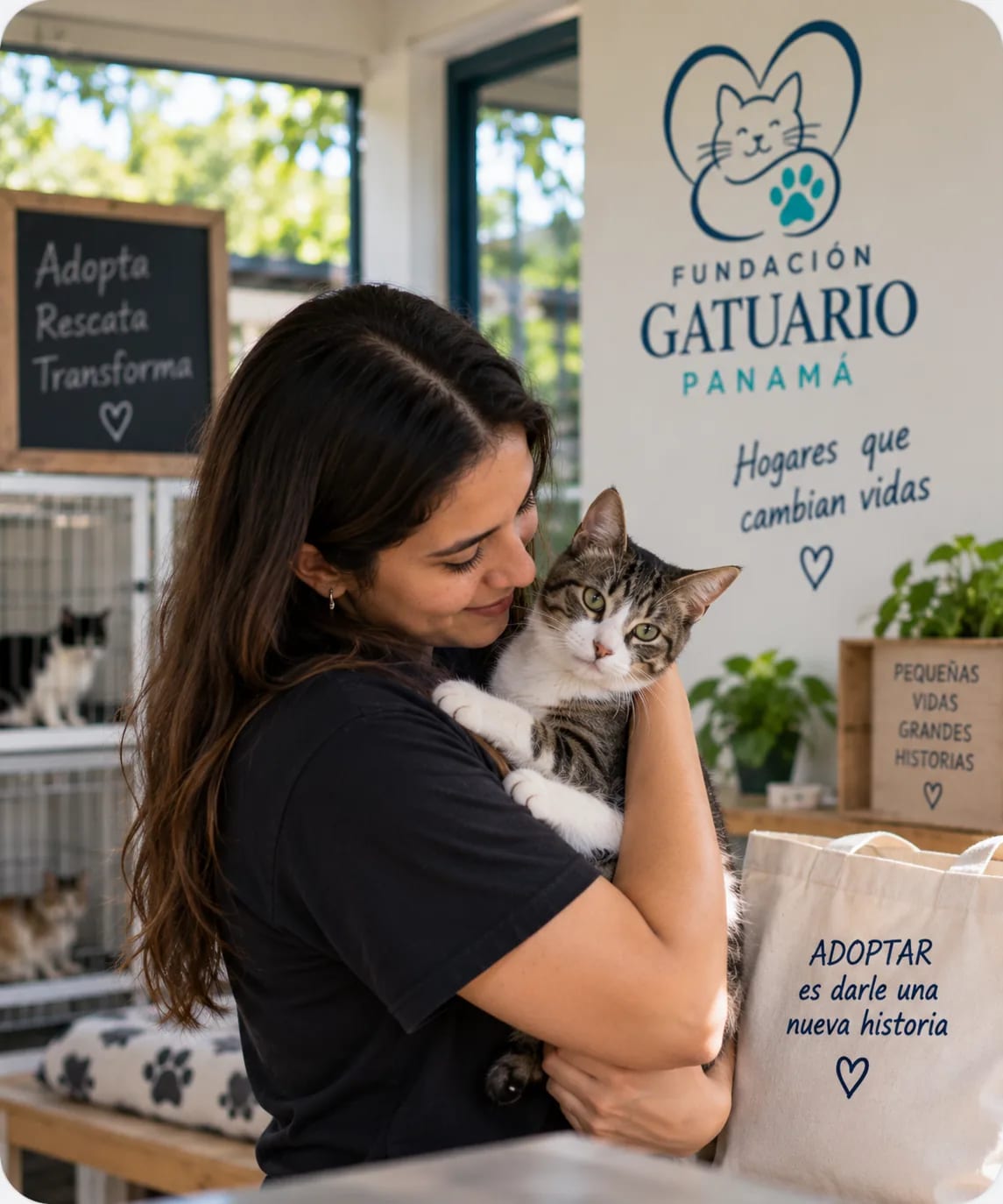 Gatito mirando con curiosidad hacia un nuevo comienzo
