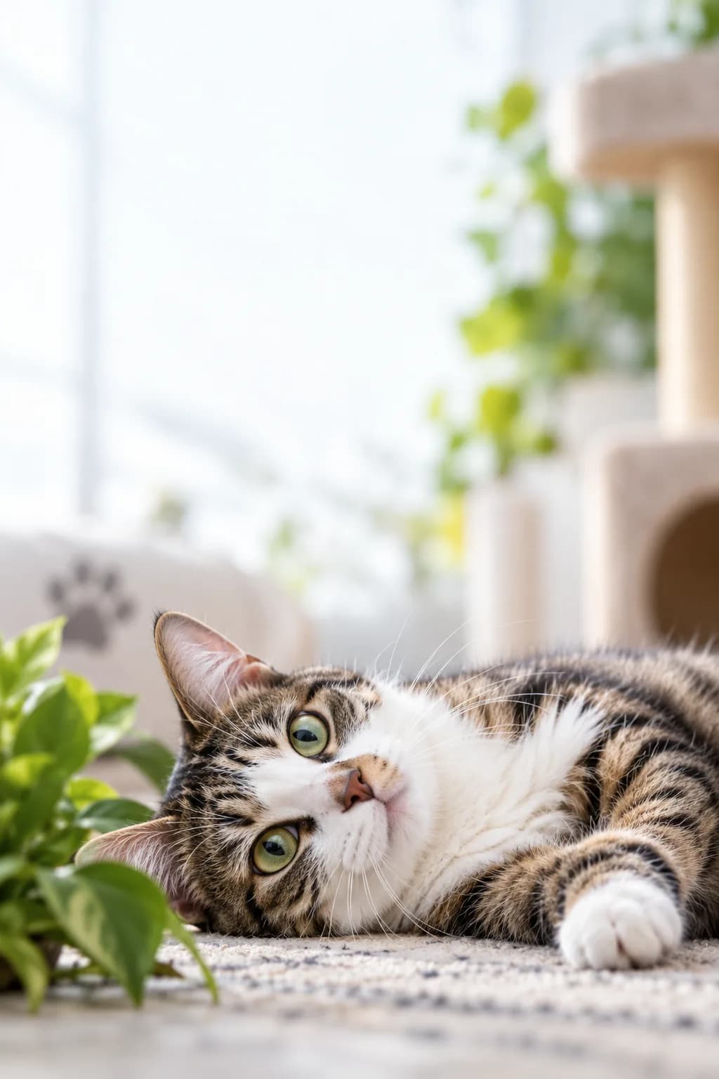 Cat representing prevention and responsible guardianship